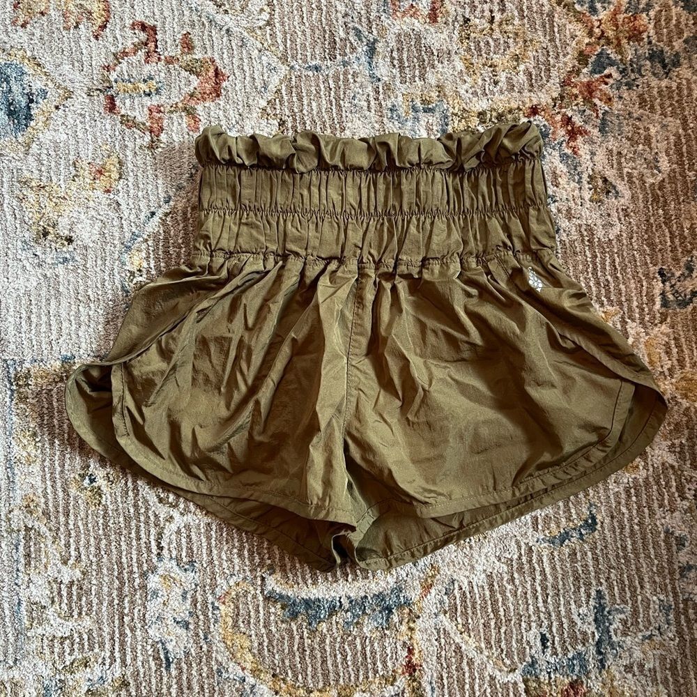 FP Movement by Free People Green High Waist Shorts